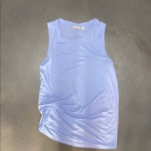 Athleta scrunch side top size small